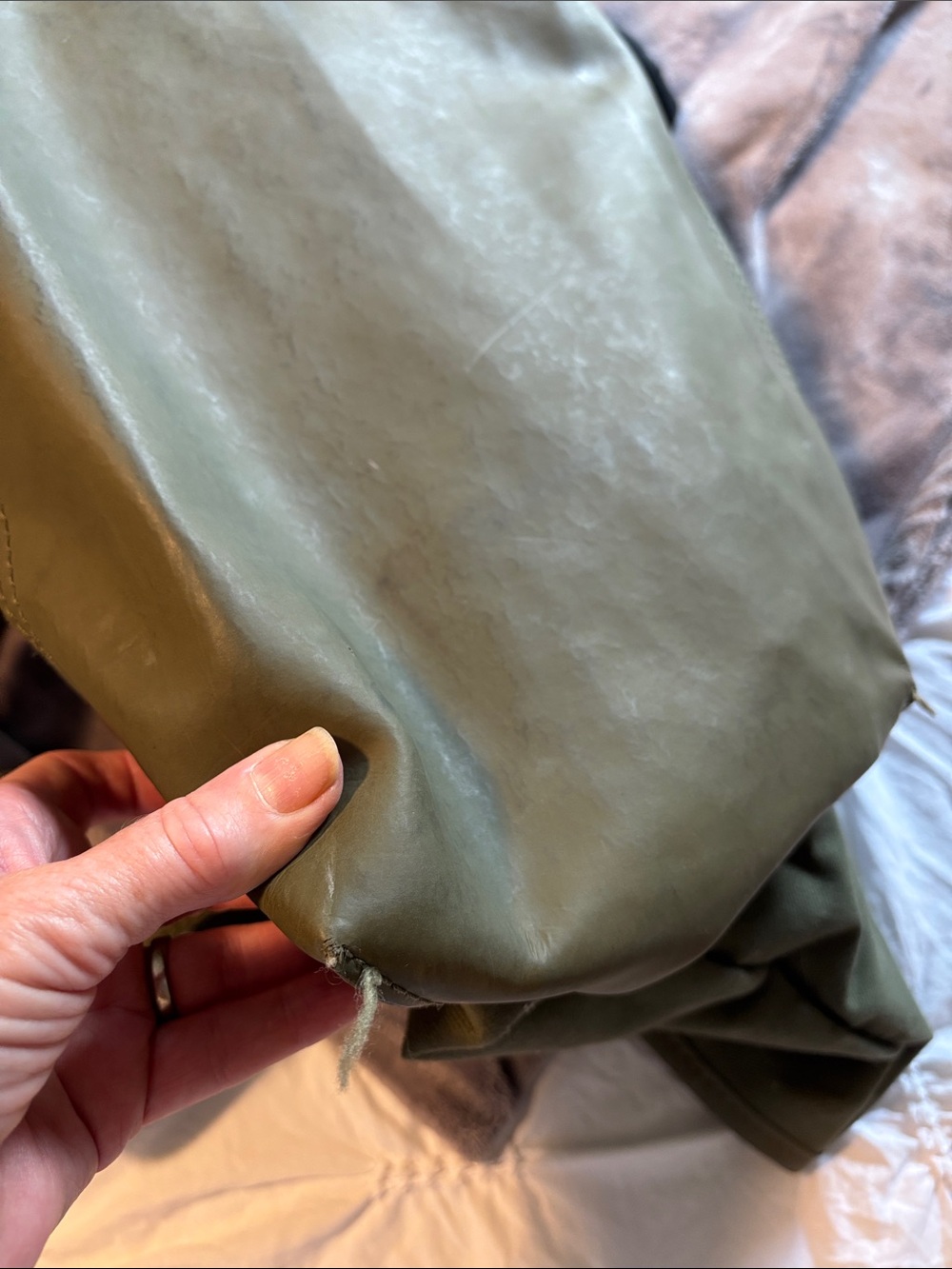 Marc Jacobs Olive Canvas & Leather Trim Weekend Tote - Picture 11 of 11